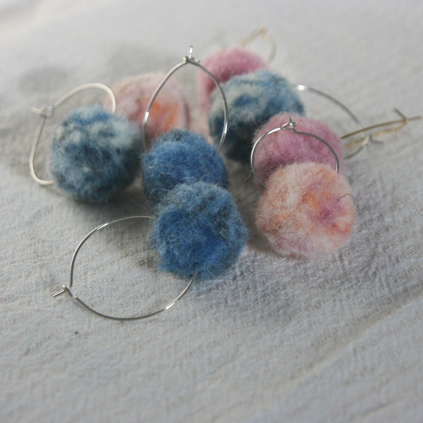 Pompom Earrings