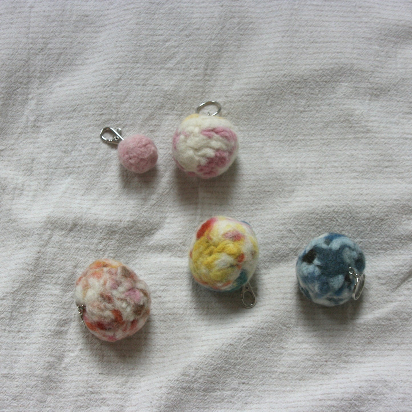 Pompom Keyring