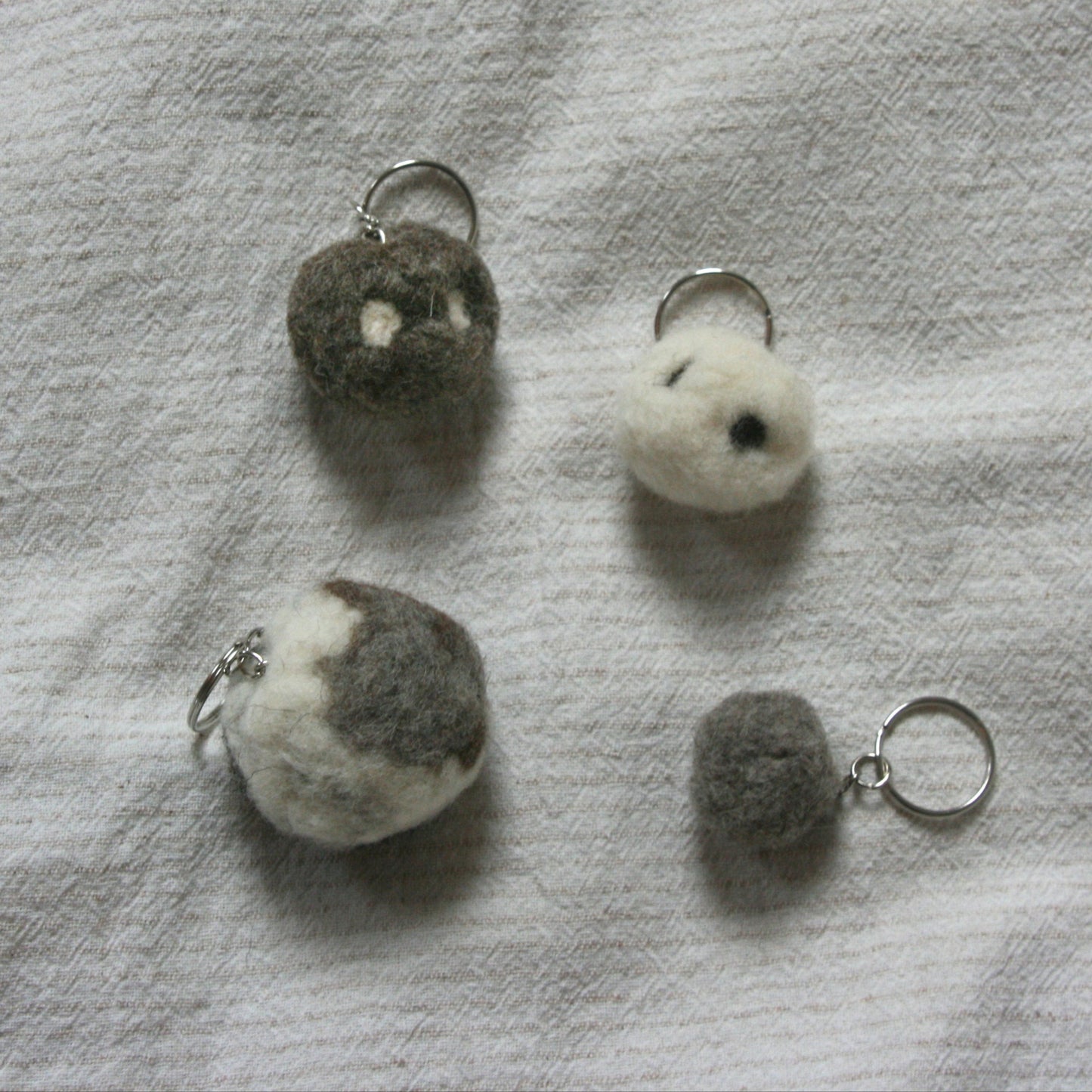 Pompom Keyring