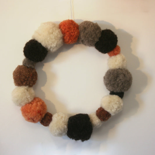 Pompom Wreath